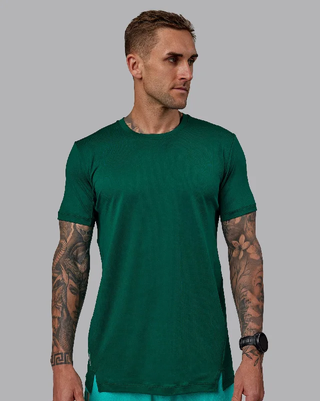 Men’s short-sleeve yew tees-Pace Running Tee - Malachite