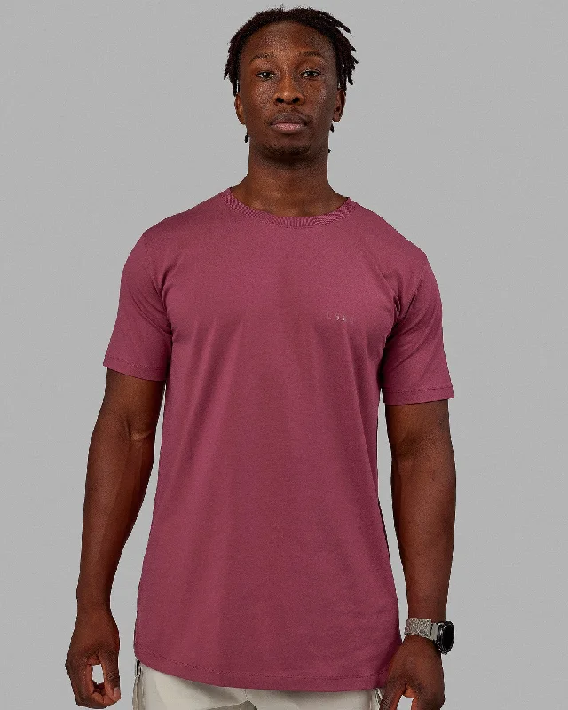 Men’s short-sleeve kink shirts-Deluxe PimaFLX Tee - Dry Rose