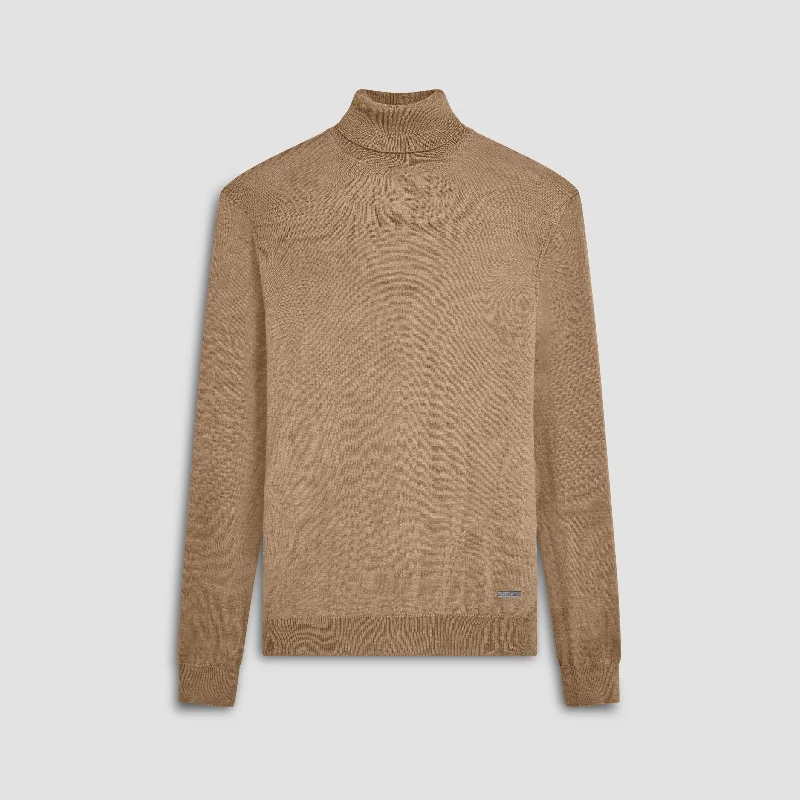 Men's quinoa sweater-Sawyer Turtle Neck Super Merino Sweater