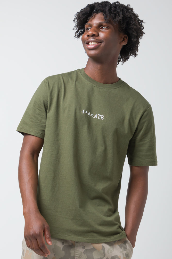 Men’s short-sleeve glint shirts-Short Sleeve T-Shirt Green