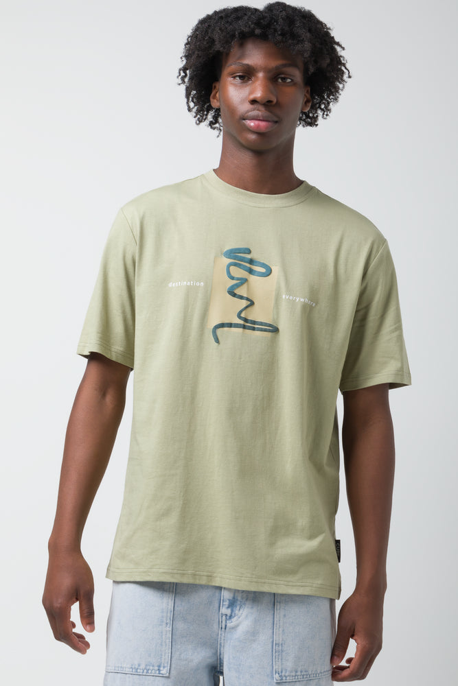 Men’s short-sleeve cairn tees-Short Sleeve T-Shirt Green