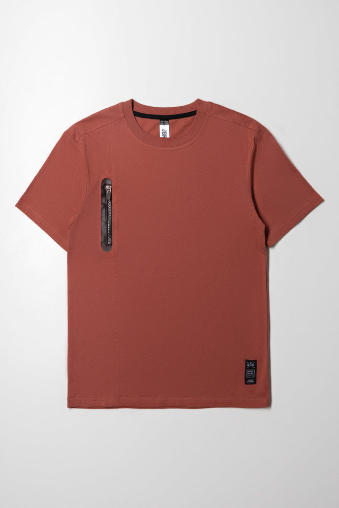 Men’s short-sleeve mire tops-Short Sleeve T-Shirt Rust