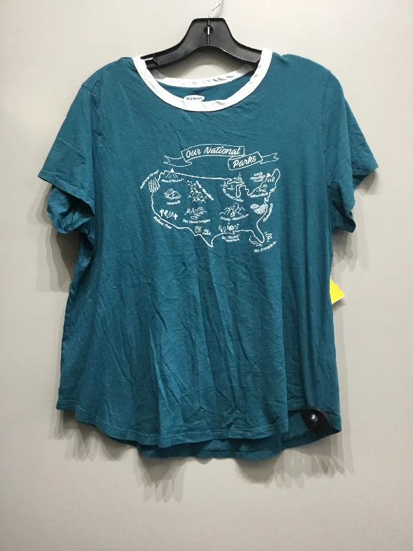 Men’s short-sleeve purl tops-Top Short Sleeve By Old Navy  Size: L