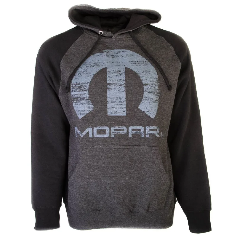 Men’s short-sleeve kink shirts-'David Carey' Men's Mopar CB Omega M Hoody - Charcoal / Black