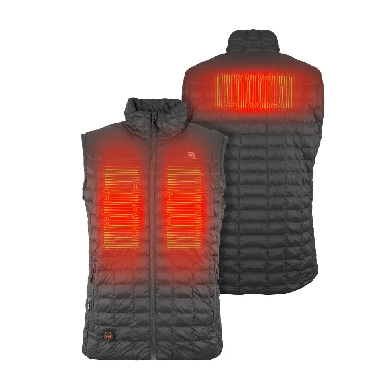 Men’s short-sleeve rime tops-'Fieldsheer' Men's Back Country Heated Vest - Black