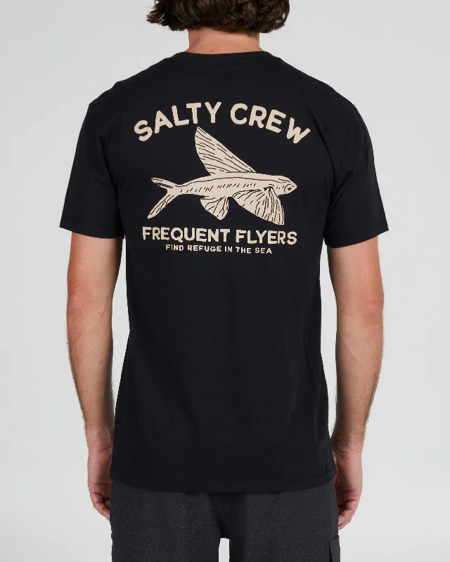 Men’s short-sleeve moot tees-Frequent Flyer S/S Premium Tee - Black