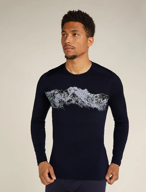 Men’s short-sleeve cairn tees-Merino 200 Oasis Long Sleeve Crewe Thermal Top Remarkables (Men's)