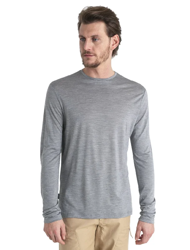 Men’s short-sleeve quip tees-Merino Blend 125 Cool-Lite™ Sphere Long Sleeve Tee (Men's)