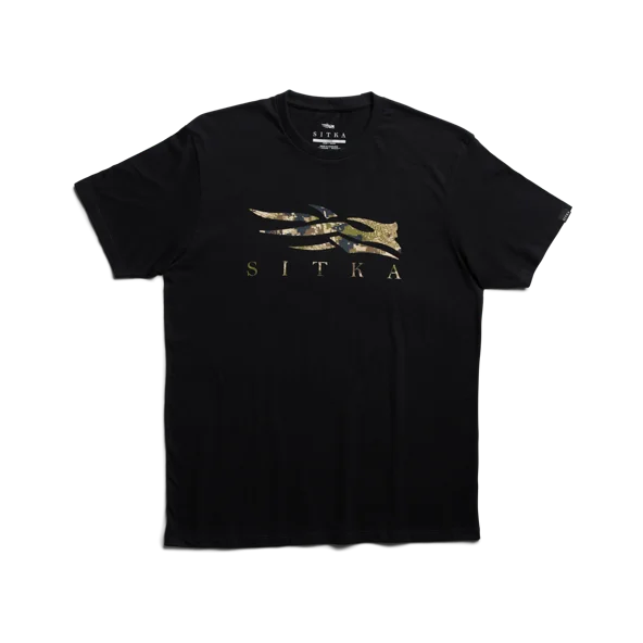 Men’s short-sleeve xeno tops-'Sitka' Men's Optifade Icon Tee - Black Subalpine