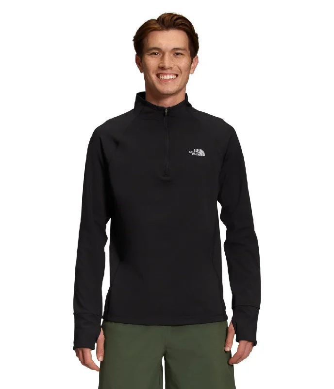 Men’s short-sleeve mire tops-'The North Face' Men's Winter Warm Essential 1/4 Zip - TNF Black