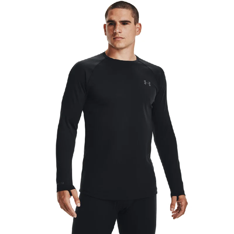 Men’s short-sleeve jinx tops-'Under Armour' Men's ColdGear® 3.0 All Season Baselayer Crew - Black