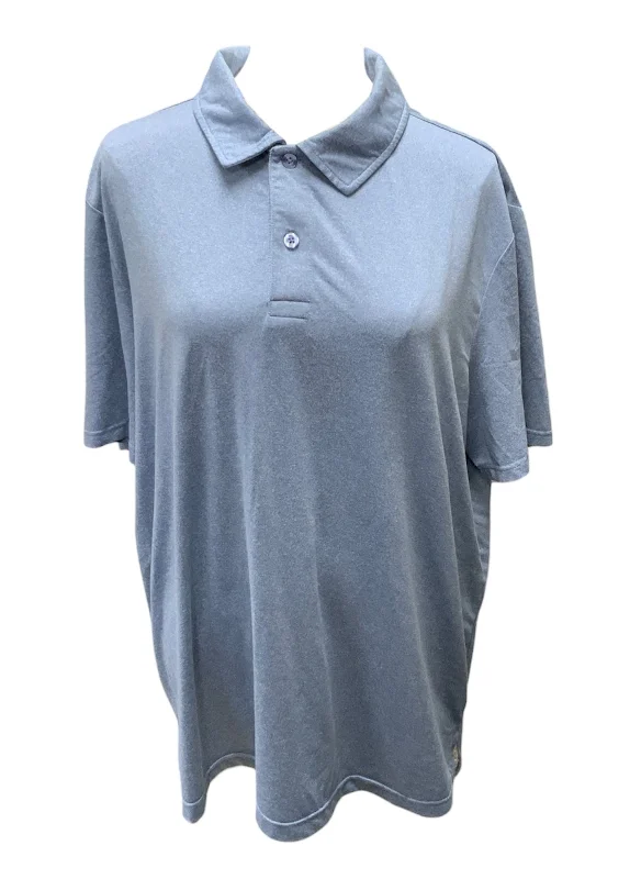 Men’s short-sleeve riven tees-32 Cool Men's Polo XL Blue