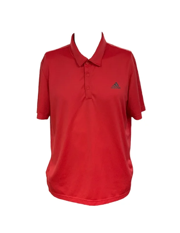 Men’s short-sleeve glint shirts-Adidas Men Polo Rd L