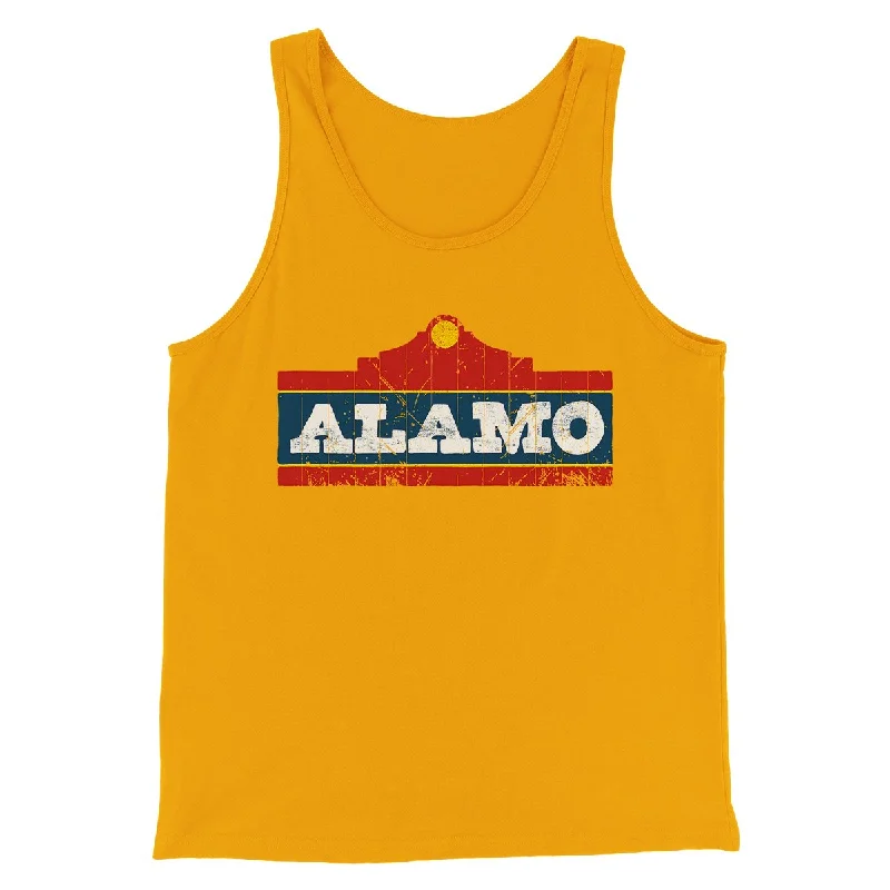 Men’s short-sleeve yarrow tops-Alamo Beer Men/Unisex Tank Top