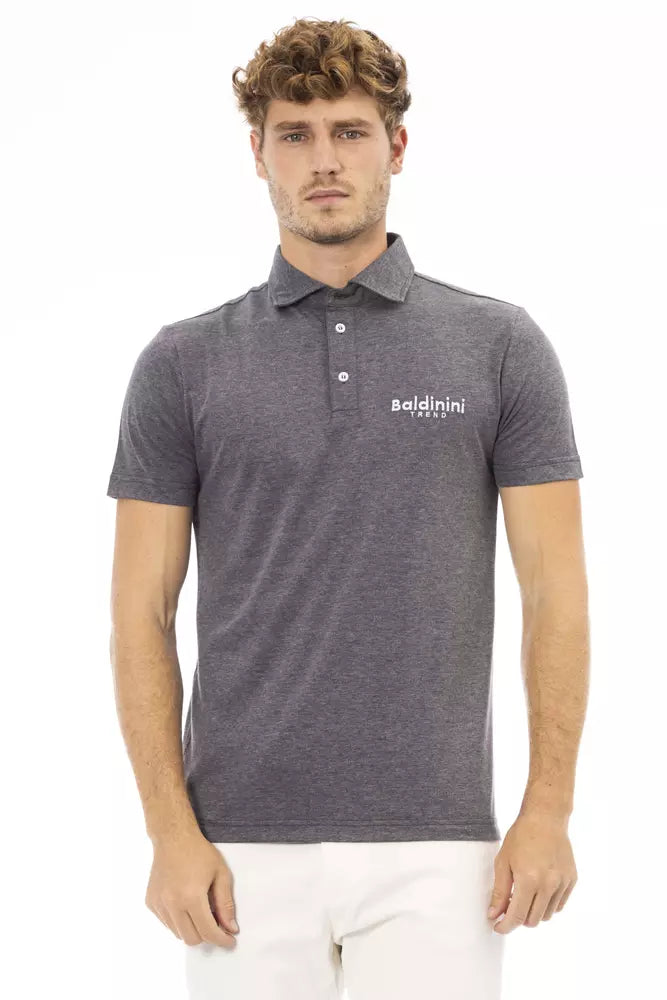 Men’s short-sleeve dapple tops-Baldinini Trend  Cotton Men Men's Polo