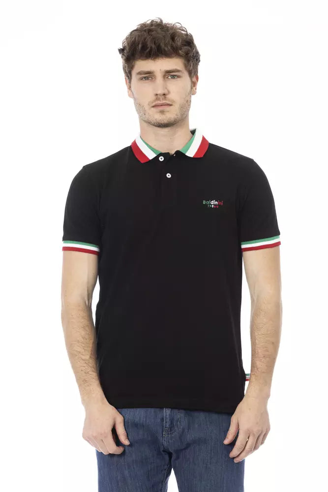 Men’s short-sleeve yarrow tops-Baldinini Trend  Cotton Men Men's Polo