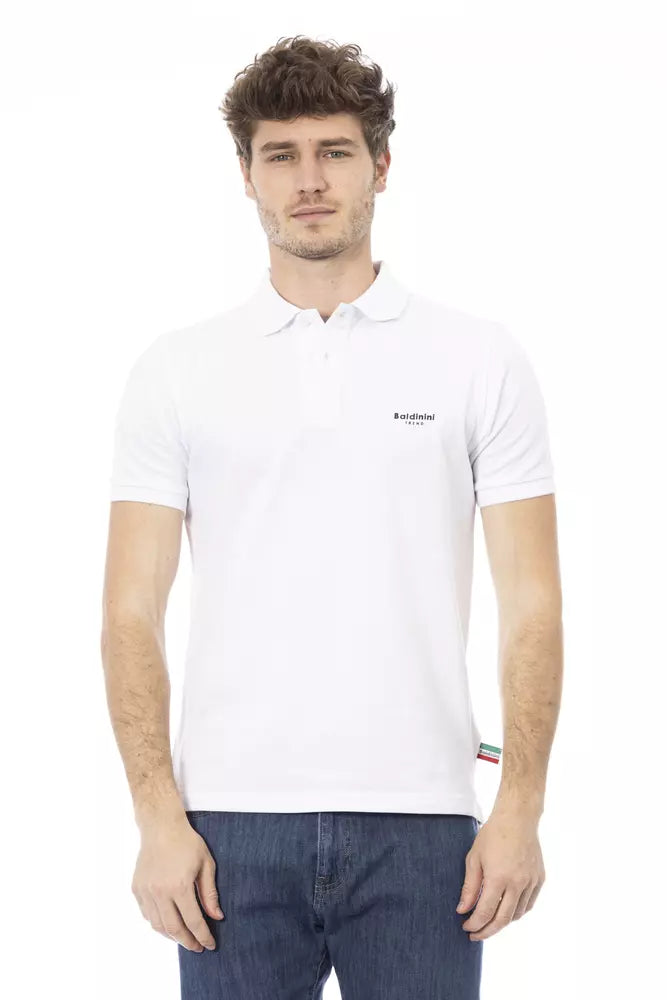 Men’s short-sleeve oriole polos-Baldinini Trend  Cotton Men Men's Polo