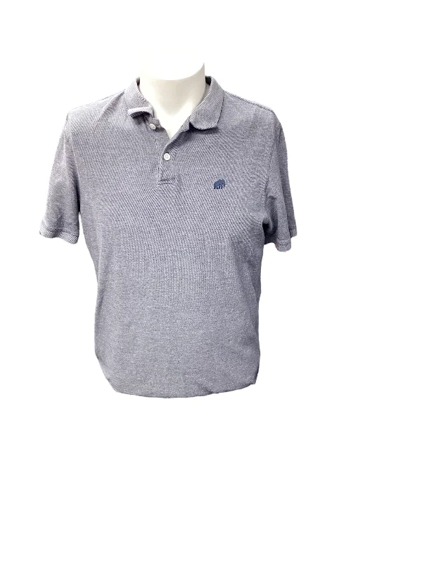 Men’s short-sleeve kink shirts-Banana Republic Men's Navy Polo L