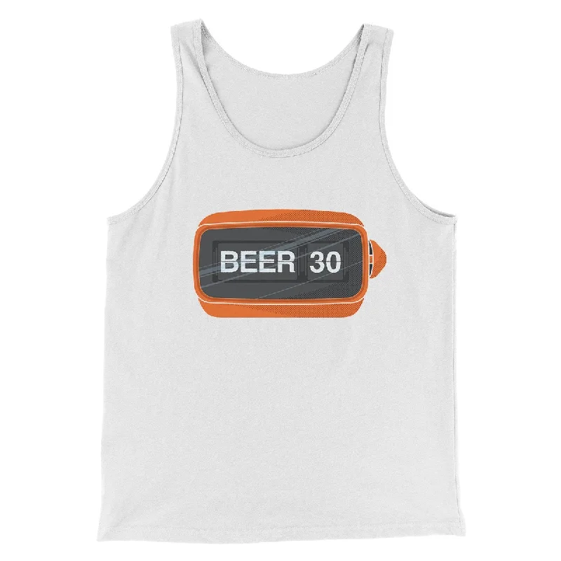 Men’s short-sleeve pelt tops-Beer:30 Men/Unisex Tank Top