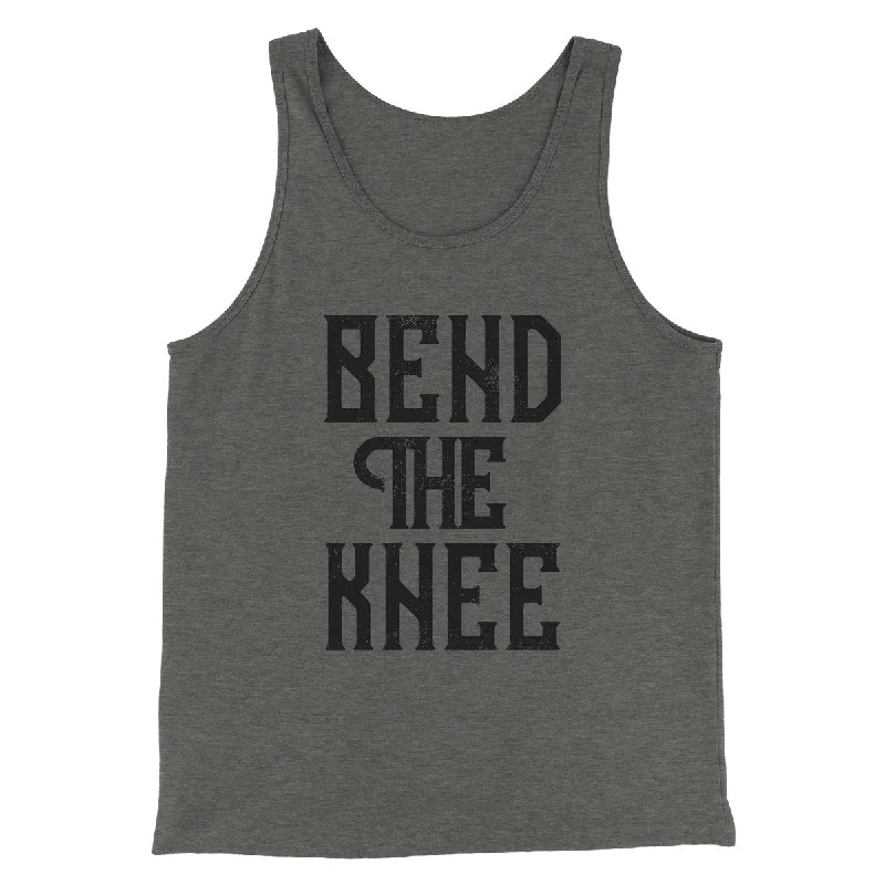 Men’s short-sleeve cove polos-Bend The Knee Men/Unisex Tank Top