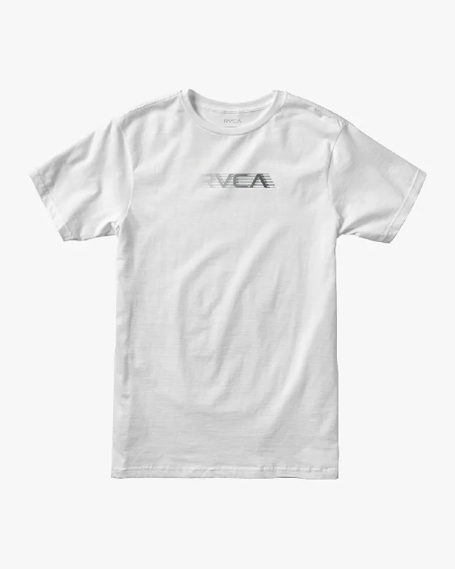 Men’s short-sleeve oriole polos-Big RVCA Speed Workout Shirt - White