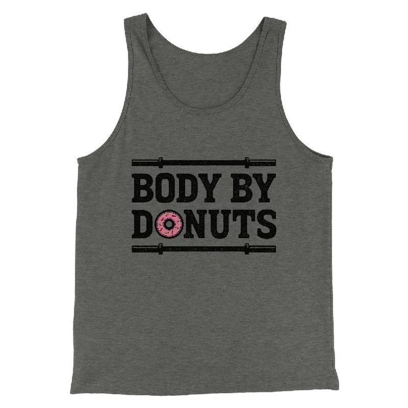 Men’s short-sleeve fizz polos-Body By Donuts Men/Unisex Tank