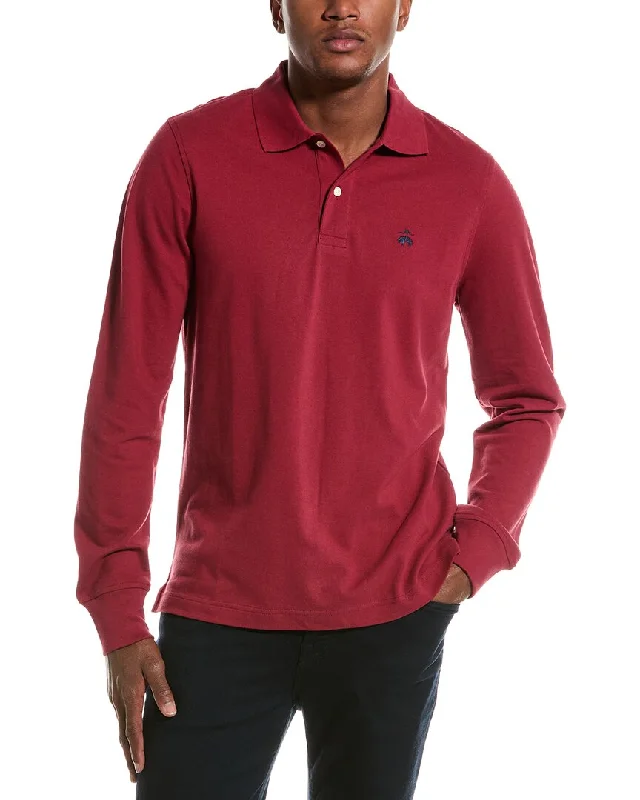 Men’s short-sleeve jasper tees-Brooks Brothers Slim Fit Polo Shirt