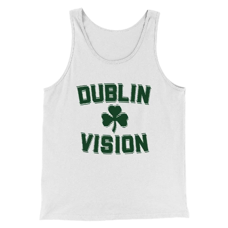 Men’s short-sleeve nook polos-Dublin Vision Men/Unisex Tank Top