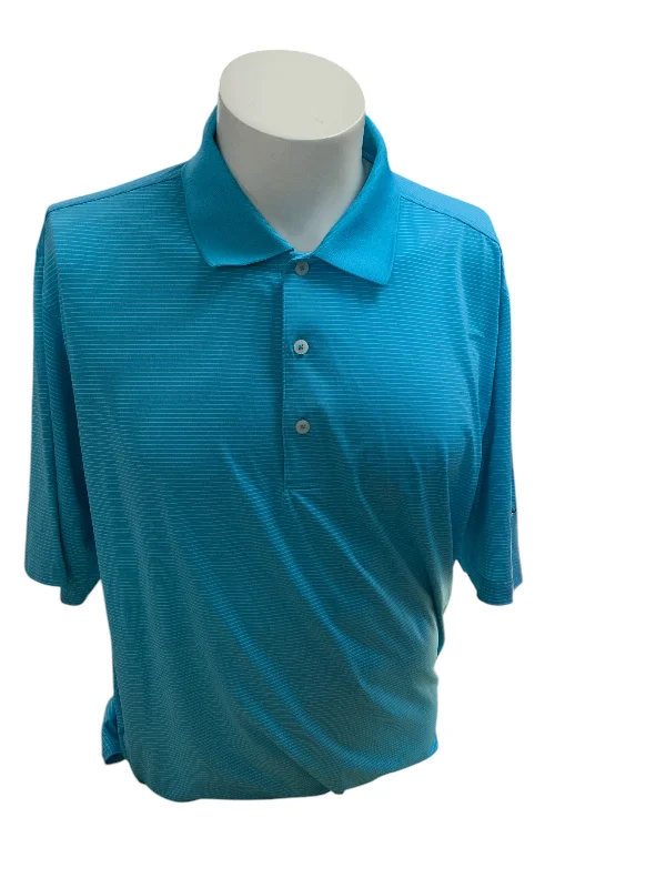 Men's elegant slant shirts-Fennec Men's Shirt Aqua L