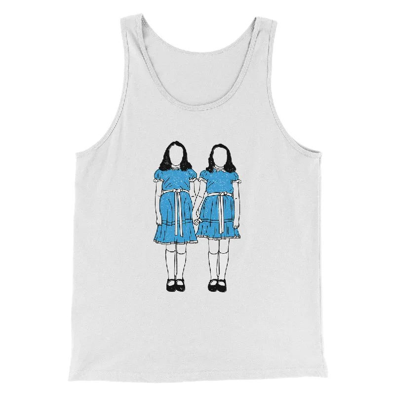 Men’s short-sleeve glint shirts-Grady Twins Funny Movie Men/Unisex Tank Top