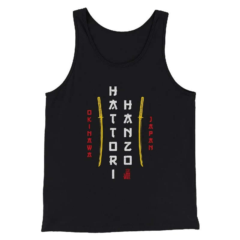 Men’s short-sleeve moot tees-Hattori Hanzo Funny Movie Men/Unisex Tank Top