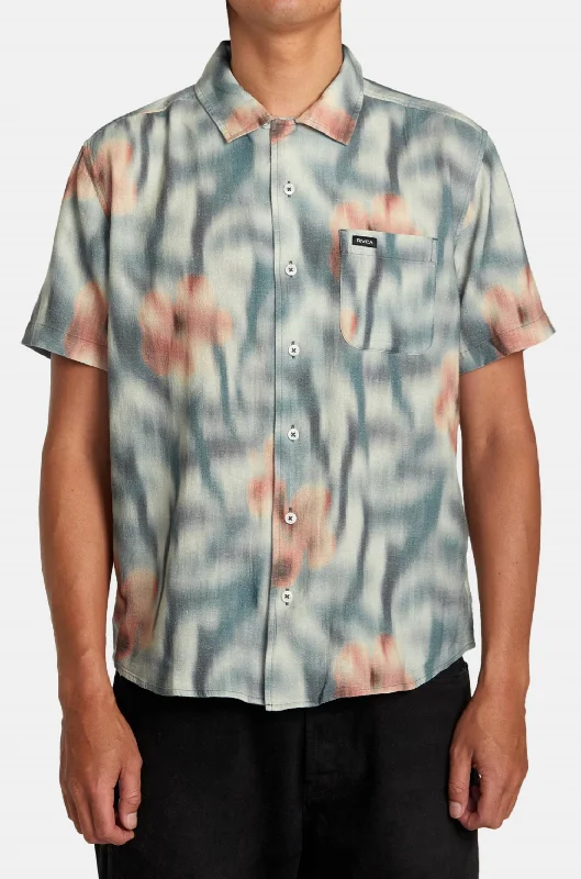 Men's trendy snap-front shirts-Hawaii Speed Floral Short Sleeve Shirt In Multi