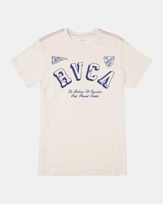 Men’s short-sleeve cairn tees-Iv League Tee - Antique White