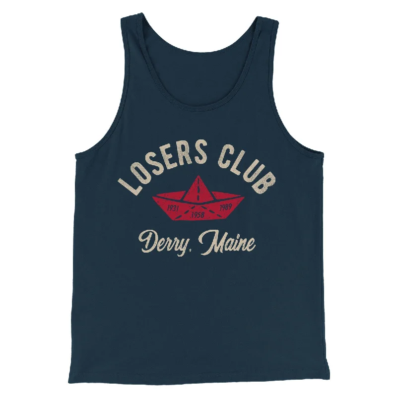 Men’s short-sleeve xeno tops-Losers Club Funny Movie Men/Unisex Tank Top