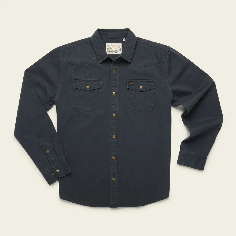 Men's subtle micro-ripple shirts-Men's Sawhorse Work Shirt