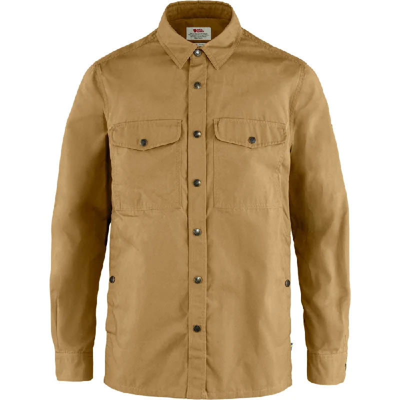 Men's bold ripple-weave shirts-Men's Singi Overshirt