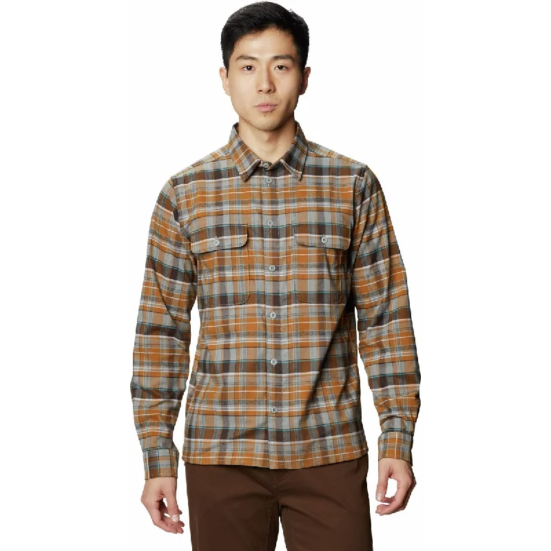 Men's soft cashmere-knit shirts-Men's Voyager One Long Sleeve Shirt