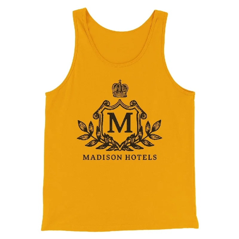 Men’s short-sleeve nix tops-Madison Hotels Tank Top Funny Movie Men/Unisex Tank