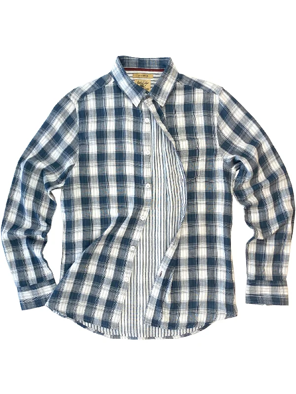 Men's classic shadow-stripe shirts-Madison Shirt 3001B