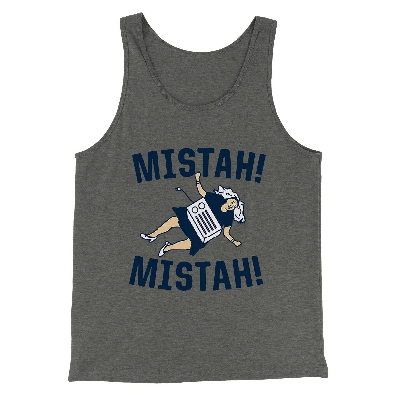 Men’s short-sleeve purl polos-Mistah! Mistah! Funny Movie Men/Unisex Tank Top