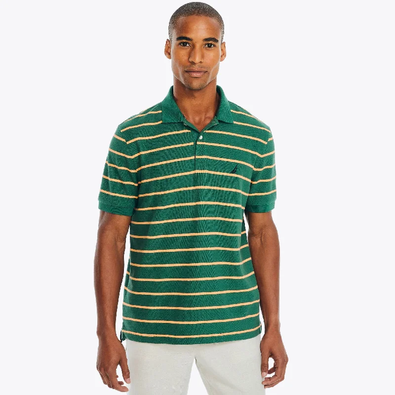 Men’s short-sleeve beryl polos-Nautica Classic Fit Striped Deck Polo