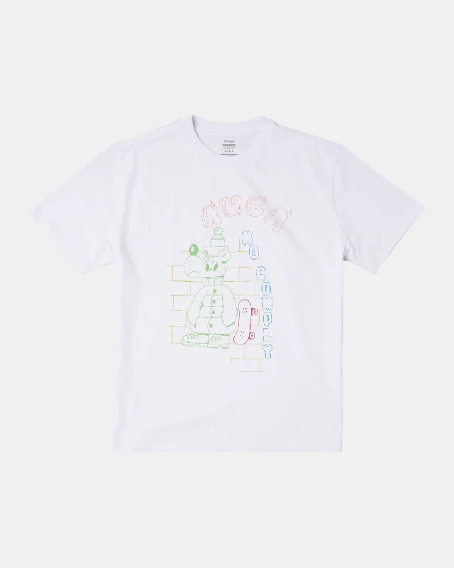 Men’s short-sleeve ooze tees-No Comply Tee - White