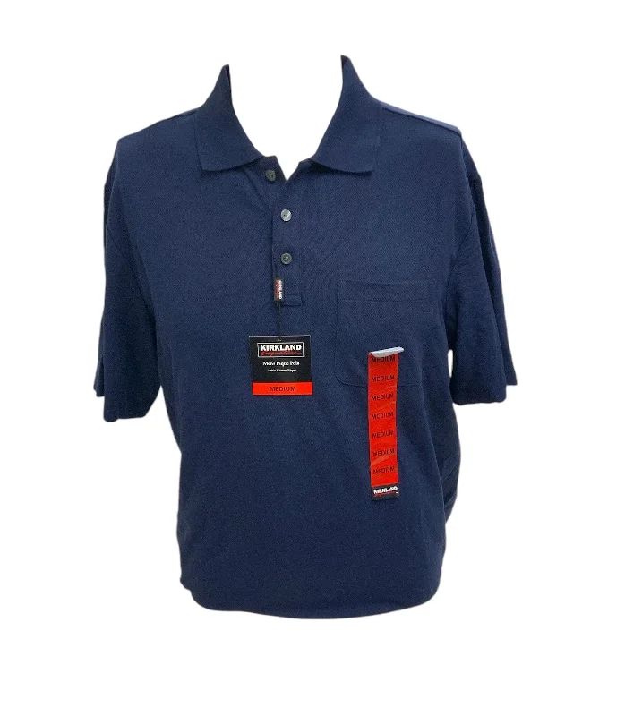 Men’s short-sleeve maul tees-NWT Kirkland Men's Polo Navy M