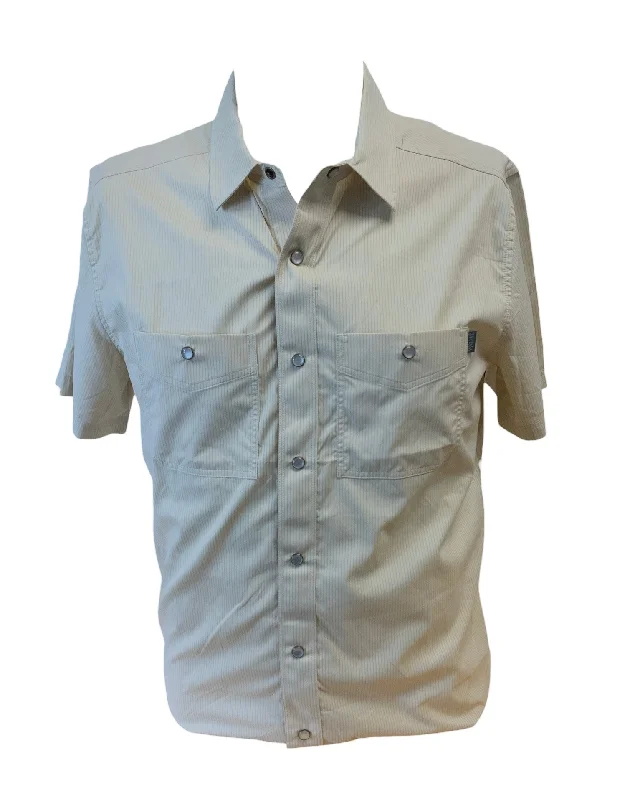 Men's soft ringspun shirts-NWT Marsh Mens Shirt Pearl