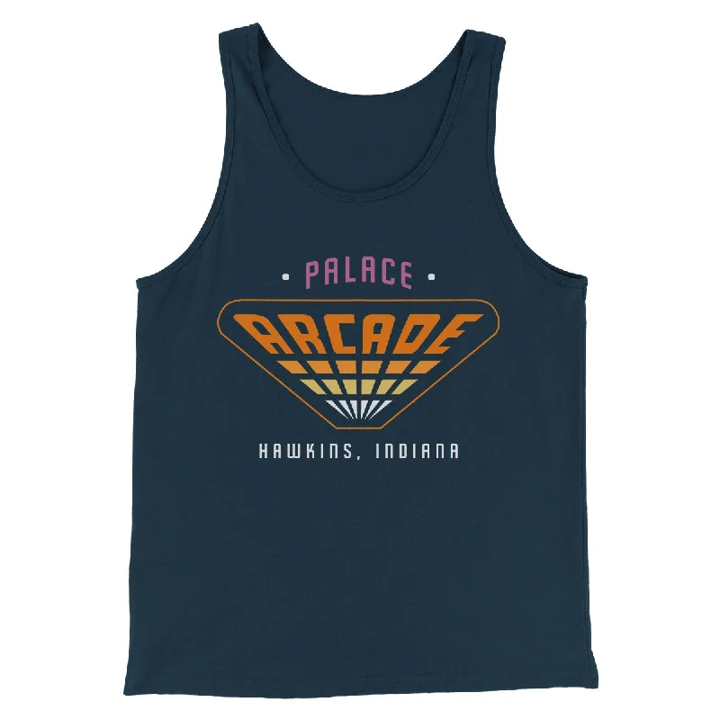 Men’s short-sleeve mire tops-Palace Arcade Men/Unisex Tank Top