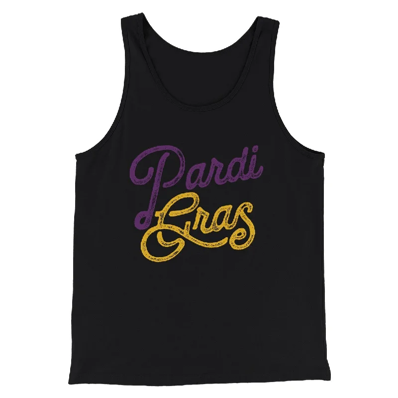 Men’s short-sleeve jinx tops-Pardi Gras Men/Unisex Tank Top