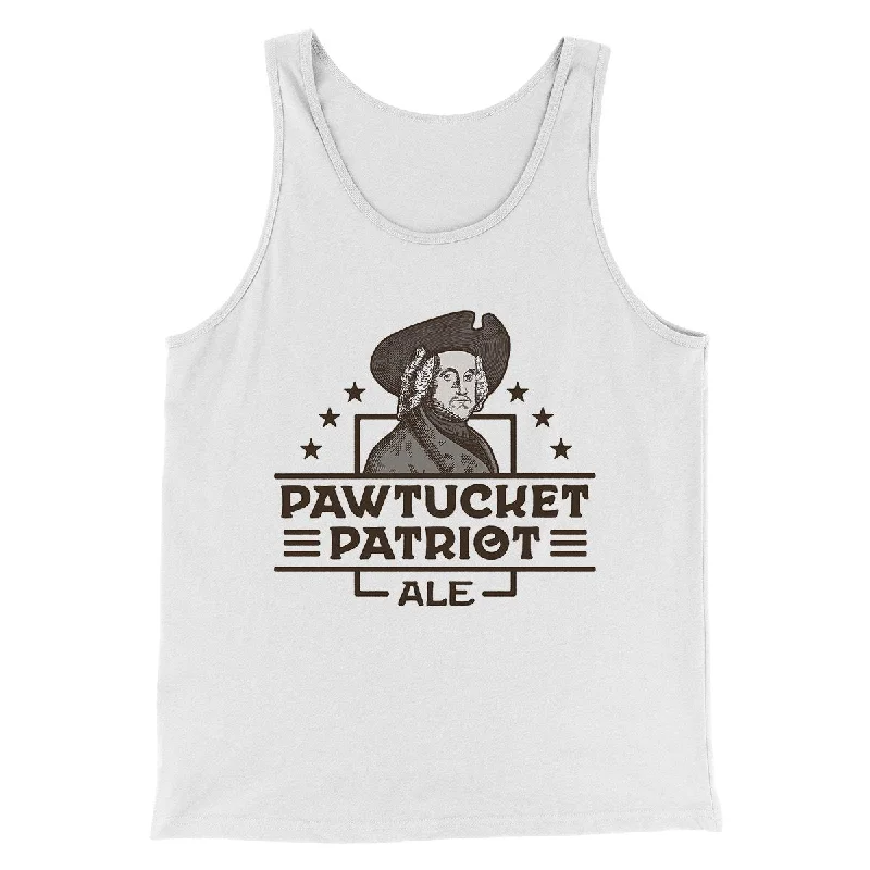 Men’s short-sleeve fern tops-Pawtucket Patriot Ale Men/Unisex Tank Top