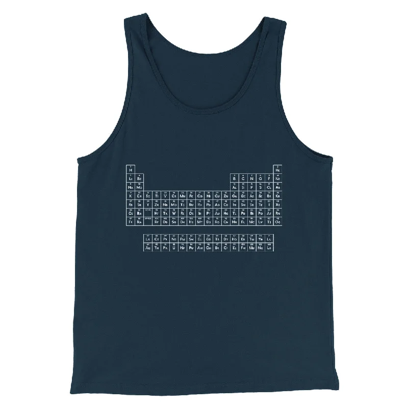 Men’s short-sleeve mire tops-Periodic Table of Elements Men/Unisex Tank Top