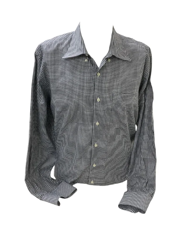 Men's casual bouclé-knit shirts-Peter Millar Shirts Black L