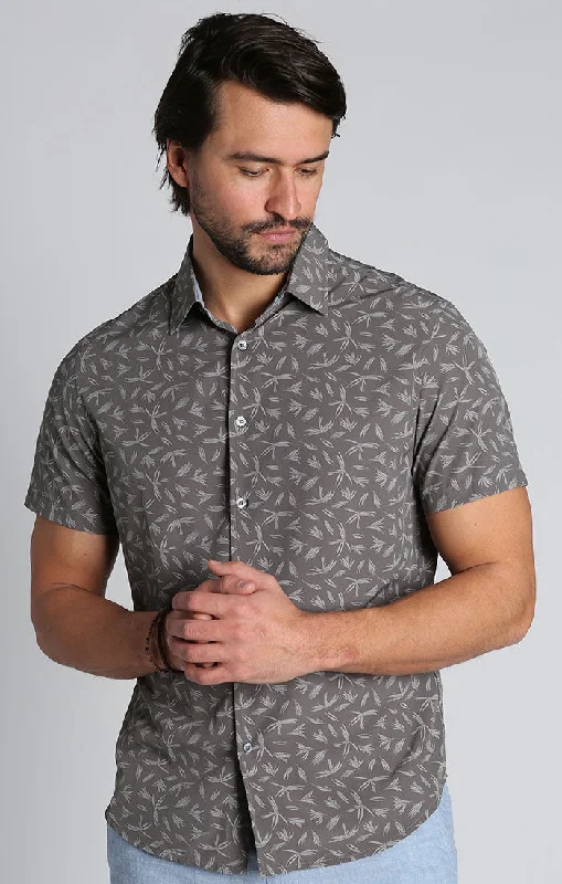 GREY FLORAL GRAVITYLESS PRINT